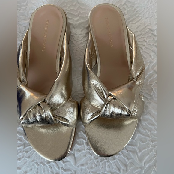 NWT Stuart Weitzman Vacay Block Slide - Picture 2 of 8